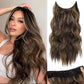 💖This Week's Hot Sales - 78% OFF🤩Women's Gradient Long Wavy Hair Wig, One-Piece with Adjustable Fit