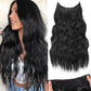 💖This Week's Hot Sales - 78% OFF🤩Women's Gradient Long Wavy Hair Wig, One-Piece with Adjustable Fit