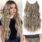 💖This Week's Hot Sales - 78% OFF🤩Women's Gradient Long Wavy Hair Wig, One-Piece with Adjustable Fit