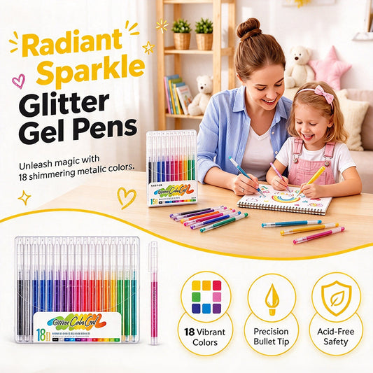 🎅Christmas Gift idea 50%OFF -🎁Glitter Gel Pen Set