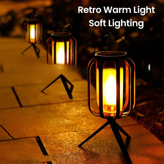 ✨4 Modes Solar Lantern Outdoor Light