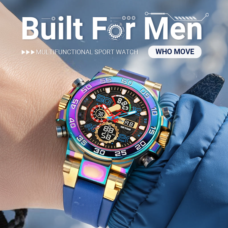Multifunctional LED Waterproof Digital Watch – angalty