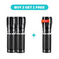 Rechargeable mini LED flashlight with high brightness
