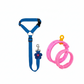 2-in-1 Dog Car Seat Belt & Walking Leash
