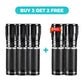 Rechargeable mini LED flashlight with high brightness