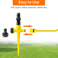 Stainless Steel Rotary Irrigation Tripod Telescopic Support Sprinkler