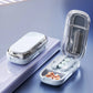 Portable Pill Box With Cutter