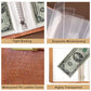 💞100-Transparent-Pocket Currency Collectors Album, Top-Grade PU Leather, Password Lock, Durable Material, High Clarity Transparent Sleeves, Banknote Binder, Gift-Ready Office Accounting Supplies for Gift Use🎁
