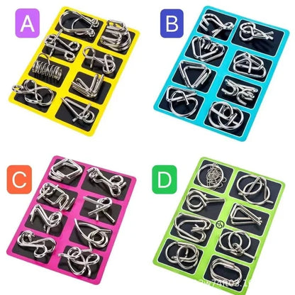 Educational intellectual Toys IQ Toys,Metal Brain teaser Puzzles