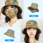 ⏳ Limited time 50% off! 💥Women's Floral Print Bucket Sun Hat with Mask (The more you buy, the higher the discount)