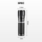 Rechargeable mini LED flashlight with high brightness