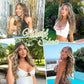 💖This Week's Hot Sales - 78% OFF🤩Women's Gradient Long Wavy Hair Wig, One-Piece with Adjustable Fit