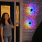 🌀💥Limited Sale Buy 2 Get 1 Free🌞💡Solar Mandala Wall Light Outdoor Garden Fence Projector Lamp Patio Ambient Decor
