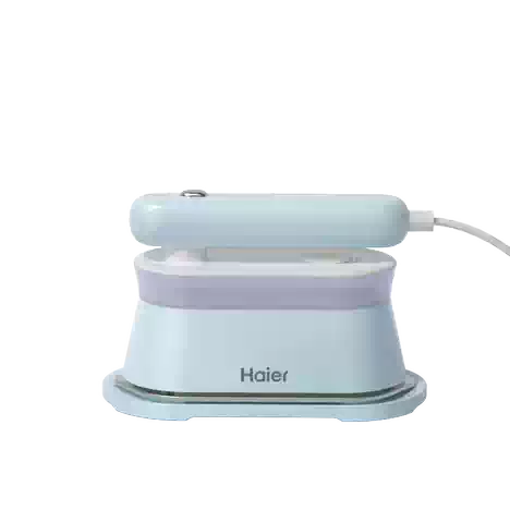 Haier pressurized handheld garment steamer in blue