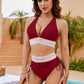 🔥Summer Sale 49% OFF💥👙High Waisted Tummy Control Color Block Bikini Sets