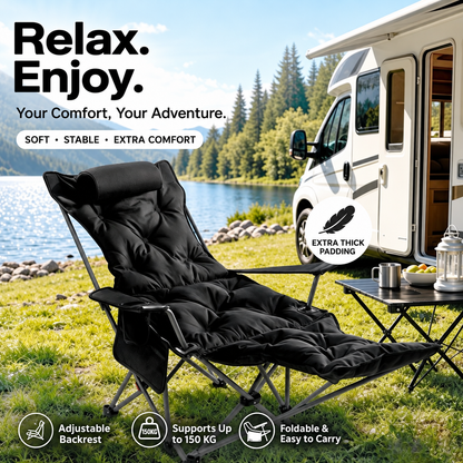 ⏳Time-Limited Special⏰Portable, adjustable folding chair for outdoor use – Lightweight, sturdy & versatile 🏕️✨