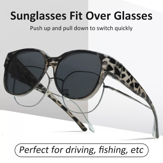 🎉LIMITED SALE：ONLY $16.99!!😎UV400 Protection Fit Over Glasses Sunglasses