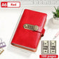💞100-Transparent-Pocket Currency Collectors Album, Top-Grade PU Leather, Password Lock, Durable Material, High Clarity Transparent Sleeves, Banknote Binder, Gift-Ready Office Accounting Supplies for Gift Use🎁