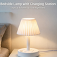 💡 Bedside Lamp with Charging Station – Light Up & Power Up Your Nightstand 🔌