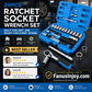 📢📢50% OFF !! ⏰2026 Sale — Over 16,600 Sold!🔧29‑Pcs Ratchet Socket Wrench Kit 🛠️