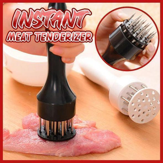 🥩 LIMITED-TIME BUY 1 GET 1 FREE! ✨ Stainless Steel Meat Tenderizer Needle – 21 Blades, Fast Marinade, Easy Clean 🔪