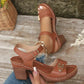 🔥 Women's Chunky Heeled Sandals