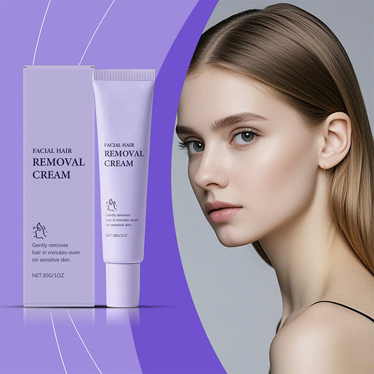 💗Last Day Special Price $9.99 ! 🔥Buy 3 Get 2 Free🔥Gentle & Painless Facial Hair Removal Cream
