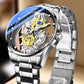 ⚡ Double-Sided Skeleton Watch – Non-Mechanical Tourbillon, Luminous, 30M Waterproof ✨