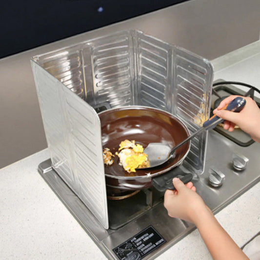🔥Kitchen Oil Splatter Guard Shield