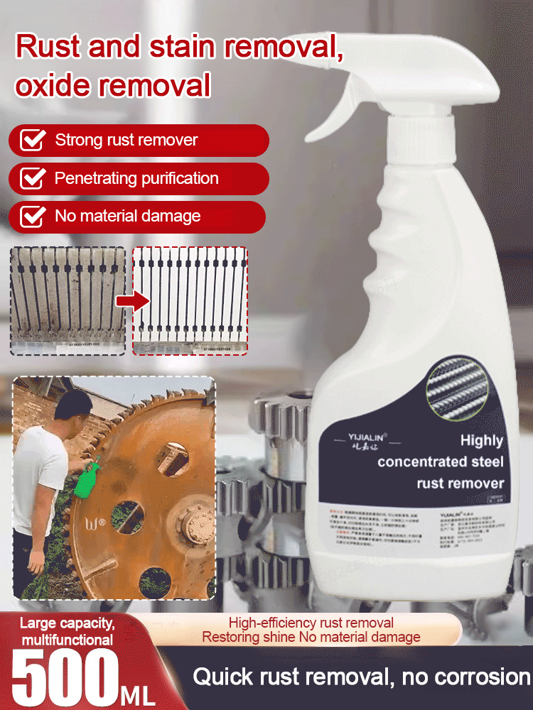 💥 Buy 3 and get 1 Free🔥 Highly concentrated rust remover for steel & i ...