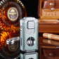5-in-1 Refillable Cigar Torch Lighter with Cutter