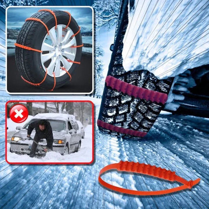 🔥2025 Winter Hot Sale🔥Universal Reusable Anti-skid Nylon Tire Chains