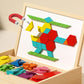 ⏰Christmas Gift Recommendations 50% OFF💥Wooden Magnetic Pattern Block Puzzle Set