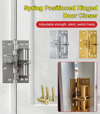 🔥Hot Sale🔧Automatic closing 4 Inch Spring Hinge