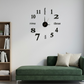 🕒3D DIY Silent Frameless Luminous Wall Clock