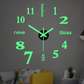 🕒3D DIY Silent Frameless Luminous Wall Clock