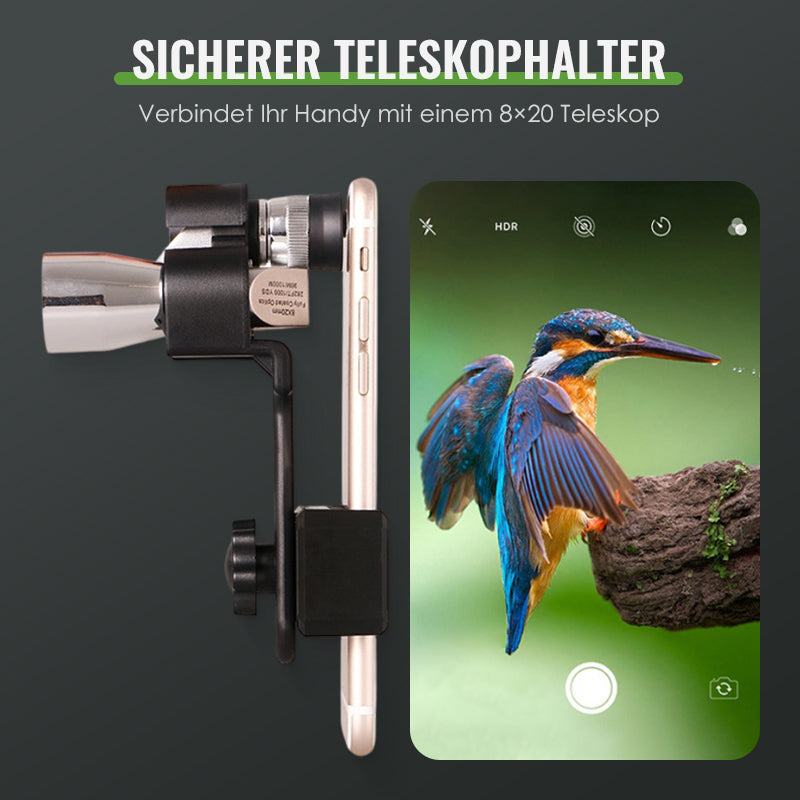 🏆 Offer: Mini pocket binoculars with smartphone clip – 60% discount
