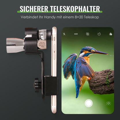 🏆 Offer: Mini pocket binoculars with smartphone clip – 60% discount
