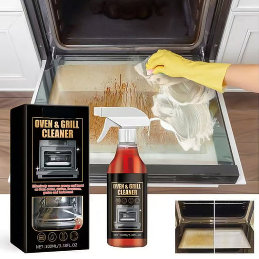 🧼 BUY 3 GET 1 FREE! ✨ Oven & Grill Cleaner Spray – Dissolves Grease in 5 Mins, No Scrubbing & Eliminates Odors 🔥  21 Reviews