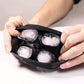 Skull-shaped ice cube mold