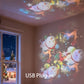 🔥LED Starry Ocean Projector – 360° Rotating Night Light with Sky & Ocean Waves 🌌🌊 | USB Mood Lamp for Bedroom & Kids’ Room 💤