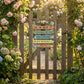 🏡Rustic Wooden Garden Hanging Sign Wall Decor Plaque