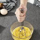 ❄️Summerfresh 50% OFF!🥚Stainless Steel Push-Action Rotary Whisk – Manual Egg Beater for Eggs, Sauces & Light Batters