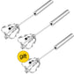 ❄️Summerfresh 50% OFF!🥚Stainless Steel Push-Action Rotary Whisk – Manual Egg Beater for Eggs, Sauces & Light Batters