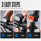 🔦USB Rechargeable Bike Light Set 🚲 Light Up the Road, Ride Home Safe – No Batteries, No Fuss ✨