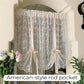 📢📢50% OFF !! ⏰Embroidered Floral Tie-Up Sheer Curtain