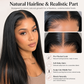 Pre-Plucked Straight Lace Wig – Natural Hairline & Heat-Resistant Design, No More Fake Look
