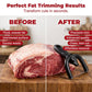 🔥 50% OFF! 🥩 Handheld Fat Trimmer for Beef & Pork, Portable Meat Fat Remover Tool, Easy Brisket Trimming BBQ Kitchen Gadget