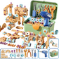 🔧50% OFF NOW! Children's Educational DIY Toy Tool Kit‑Kids STEM Building Blocks Set with Electric Drill, Creative Construction Engineering Toy