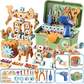🔧50% OFF NOW! Children's Educational DIY Toy Tool Kit‑Kids STEM Building Blocks Set with Electric Drill, Creative Construction Engineering Toy